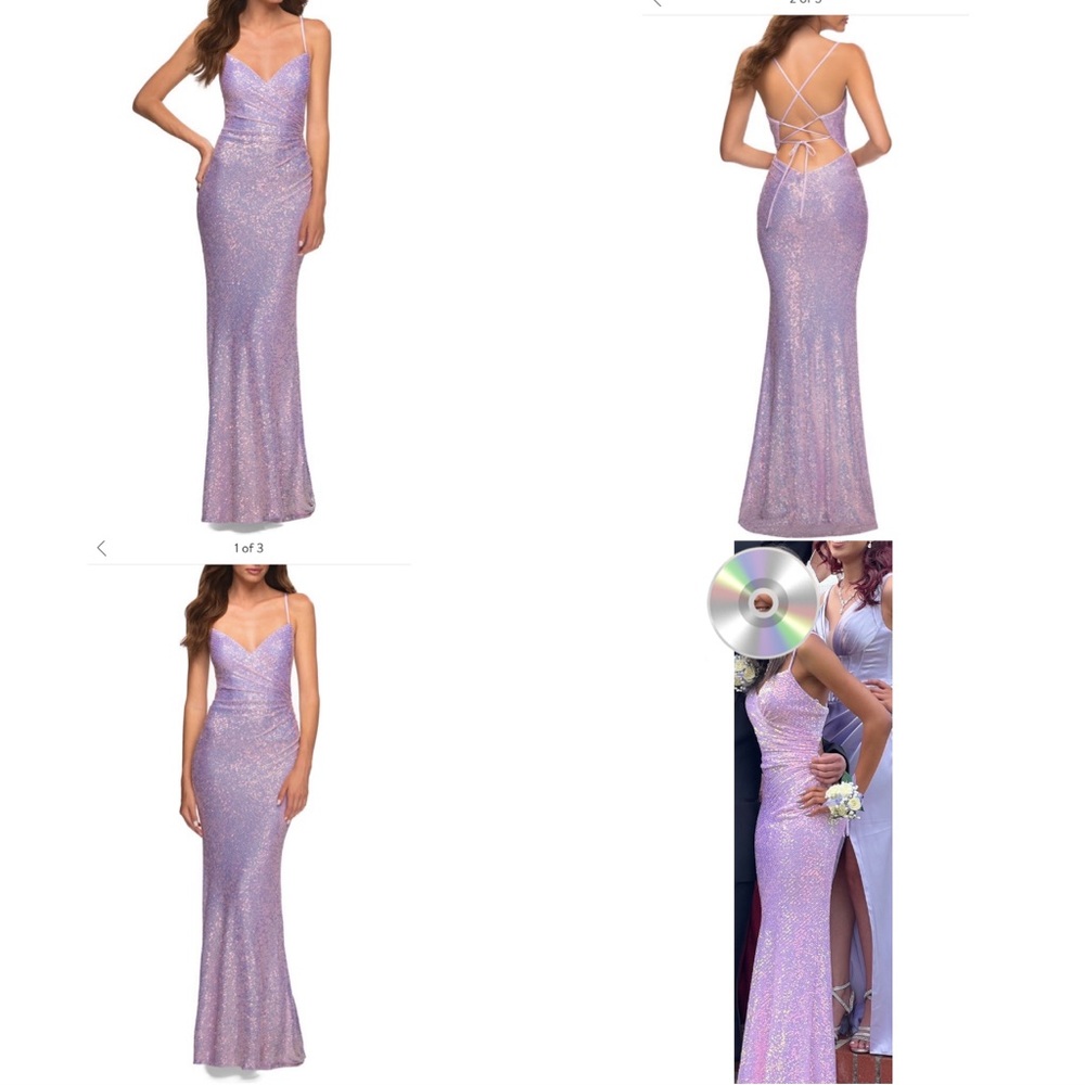 PROM DRESS-Le Femme-Sequin Sleeveless Gown